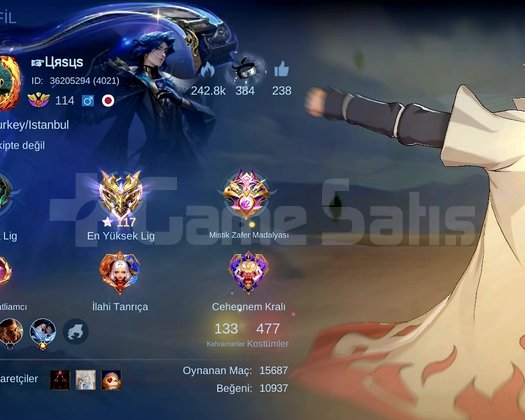 Max 117 çıtır temiz hesap.