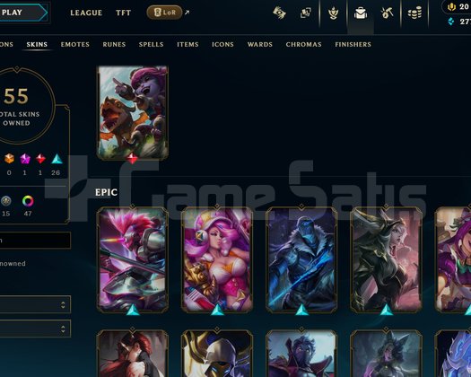 TR Zümrüt 3 55 Skin Hesap FULL ŞAMPİYON