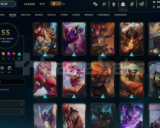 TR Zümrüt 3 55 Skin Hesap FULL ŞAMPİYON