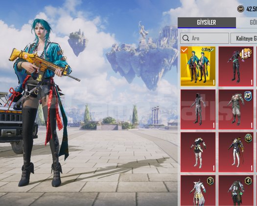PUBG MOBİLE EFSANE HESAB UYGUNA