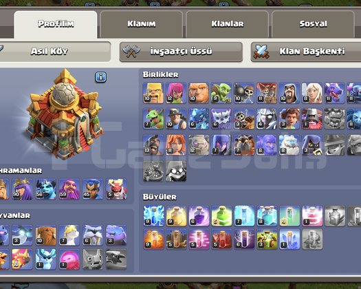219 Seviye TH16 Clash Hesabı
