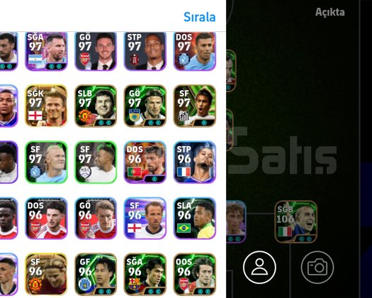 3220+ KG Elit Hesap! | 106 Cantona & 105 Bergkamp