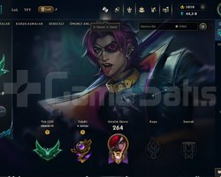 TR - LVL 172 - ZÜMRÜT - 66 SKIN -1010 RP 500 TL-