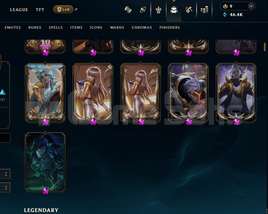 EUW 588 Kostüm 172 Şampiyon Unranked 11 Prestij