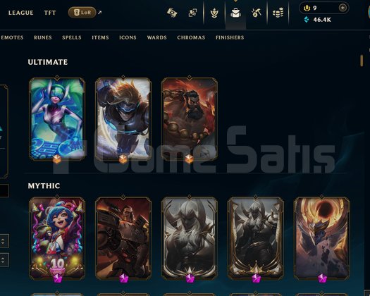 EUW 588 Kostüm 172 Şampiyon Unranked 11 Prestij