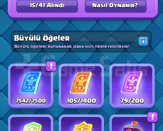16 seviye 12.700 kupa