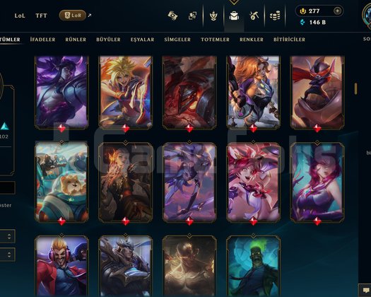 686 LVL + 241 KOSTÜM + 172 HERO+ 8 İHTİŞAM + MAİL!