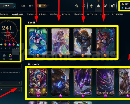 686 LVL + 241 KOSTÜM + 172 HERO+ 8 İHTİŞAM + MAİL!