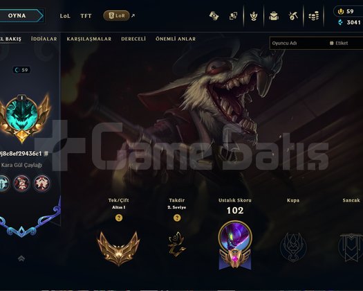 TR // 15 SKIN // GOLD 1 // 60 WR