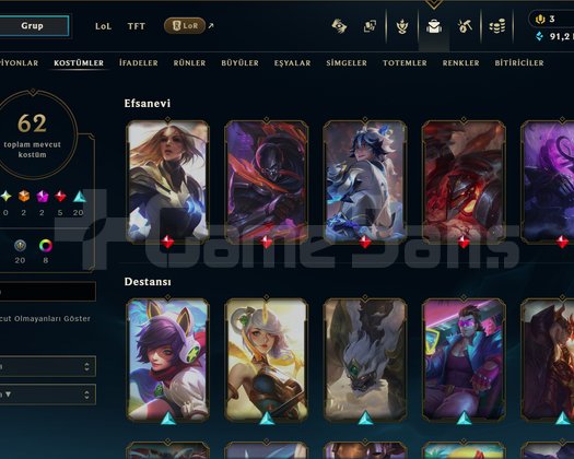 TR // 62 SKIN // 297 LEVEL // KELEPİR HESAP
