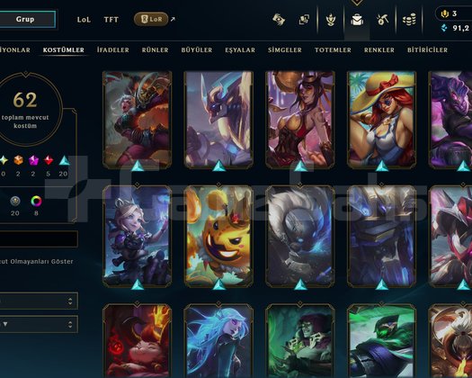 TR // 62 SKIN // 297 LEVEL // KELEPİR HESAP