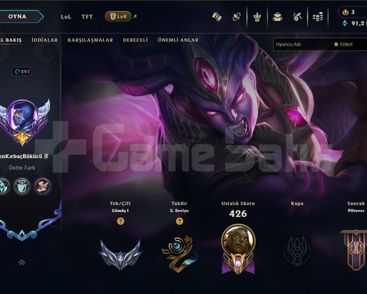 TR // 62 SKIN // 297 LEVEL // KELEPİR HESAP
