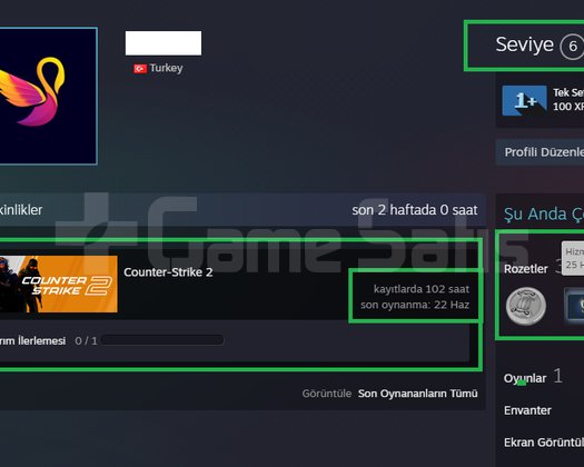 FACEİT+ 3 MADALYA 53 WİN 102 SAAT SEÇKİN