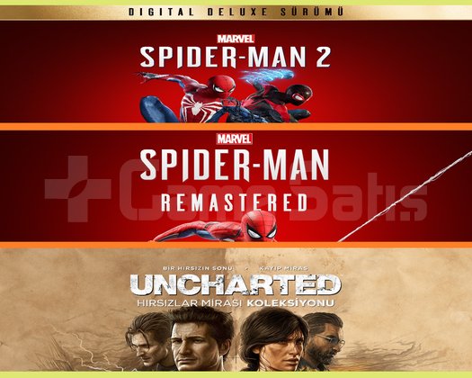 Spiderman 2 + Spider R + Uncharted