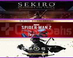 Sekiro + Spiderman 2 + Ghost of Tsushima