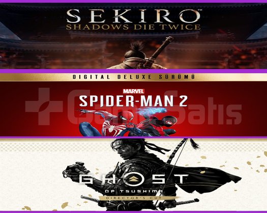 Sekiro + Spiderman 2 + Ghost of Tsushima
