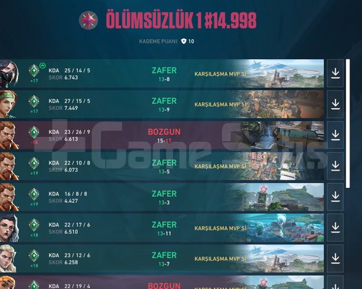 GUNCEL SEZON IMMORTAL 1 360RADYANİT IMM3PEAK