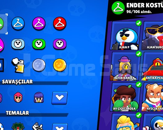 Brawl Stars 107.500 kupa hesap baya ucuz