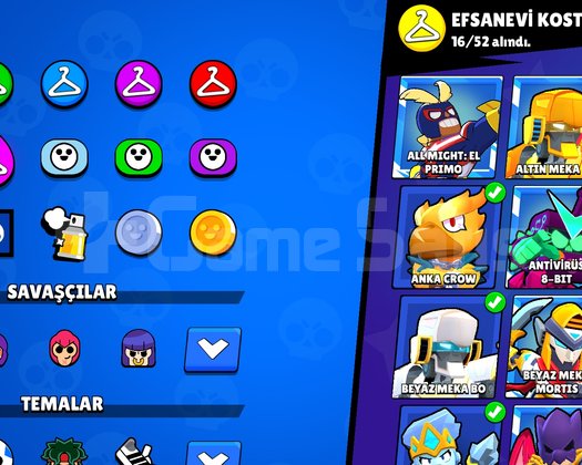 Brawl Stars 107.500 kupa hesap baya ucuz