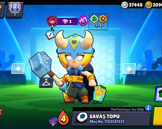 Brawl Stars 107.500 kupa hesap baya ucuz