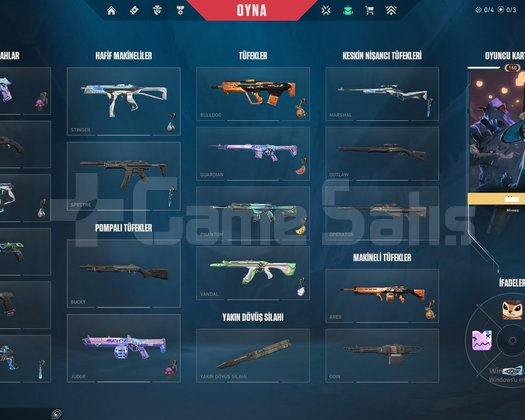 EFSANE SKİNLER 150 SEVİYE TERTEMİZ HESAP
