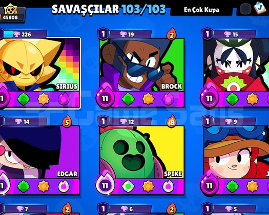 tüm savaşçılar açık, 45k kupa 17 prestijli