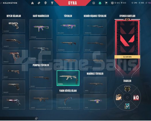 YÜCE 2 / 3 VANDAL & KARAMBİT smurf hesabım