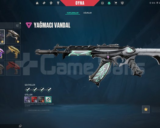 VCT CLASSİCLİ 5 BIÇAK 7 VANDAL DÜMENDEN HESAP!!