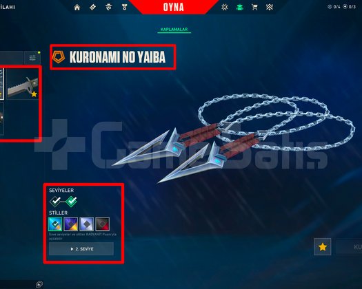 TR + 128 SEVİYE + KURONAMİ + 6 VANDAL/ RGX + MAİL!