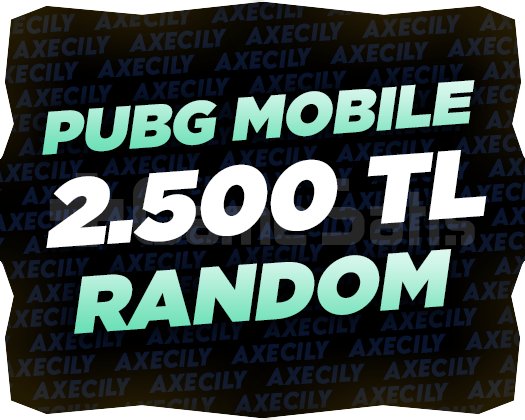 ULTRA VIP | 2.500 TL | PUBG RANDOM | +15.000 SATIŞ