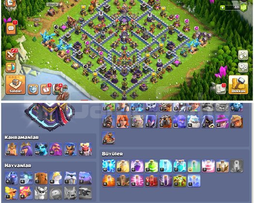 TH15COC |  186 LEVEL | ÇOK UYGUN FİYATLI