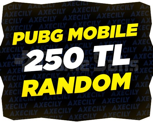 250 TL | ULTRA VIP | PUBG RANDOM | +15.000 SATIŞ