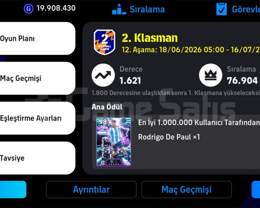 Pes hesabı çok uyguna şanslı
