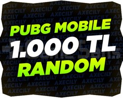 1.000 TL | ULTRA VIP | PUBG RANDOM | +15.000 SATIŞ
