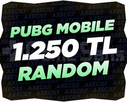 1.250 TL | ULTRA VIP | PUBG RANDOM | +15.000 SATIŞ