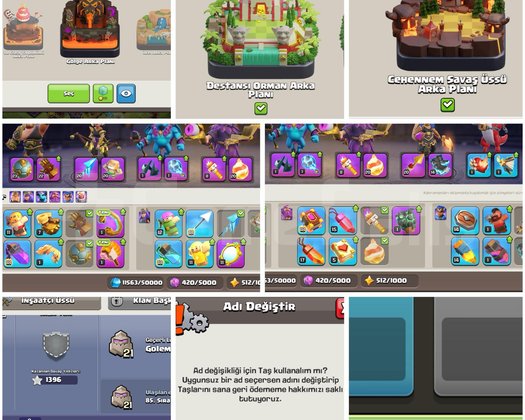 TH16COC |  211 LEVEL | ÖZEL ARKAPLANLI DOLU