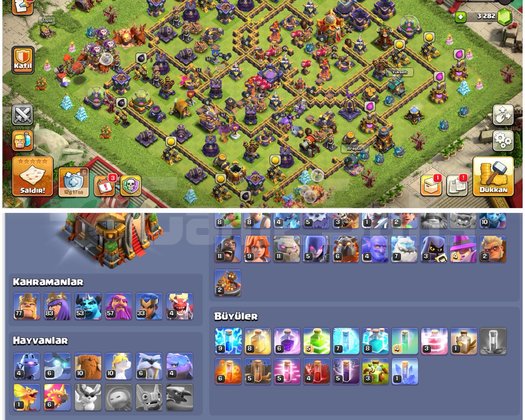 TH16COC |  211 LEVEL | ÖZEL ARKAPLANLI DOLU