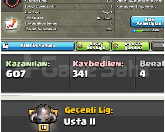 28 LEVELOTTOMAN EMPİRE KLANI + USTA LİG !!