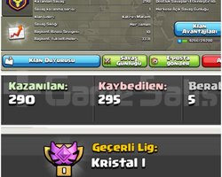 20 LEVELSAVAŞÇI İSİMLİ KLAN + KRİSTAL I LİG !!
