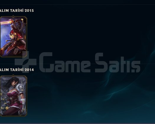 TR - LVL 55 - PLAT 4 - 2014 AÇILIM - 27 SKIN