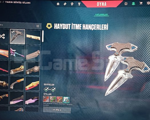 YENİ HAYDUT İTME HANÇERİ VE CHAMPİONS 25
