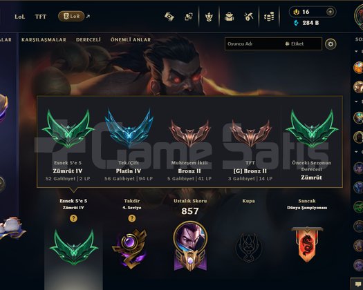 520 level 230 kostüm zümrüt hesap satılık