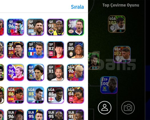 EFOOTBALL 3138 KOLEKTİF GÜÇLÜ HESAP