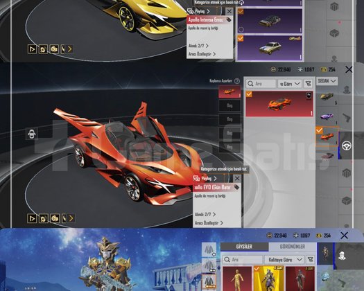 FİRAVUN MAXX 2 OPOLLO SPOR ARAÇ BUZZ MAXX AKM MAXX