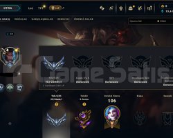EUW 13.6K MAVİ ÖZ 73 ŞAMPİYON UNRANKED HIGH WR