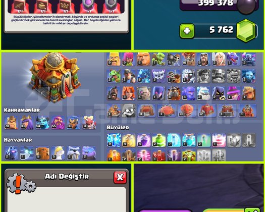5700 ELMAS!! İSİM DEĞİŞME!! UYGUN!! TH16 HESAP