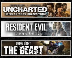 Uncharted +RE Requiem +The Beast