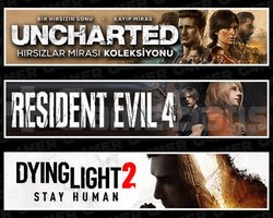 Uncharted +Resident Evil 4 +Dying Light 2