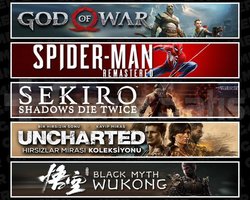 GOW +Spider 1 +Sekiro +UNCH +Wukong