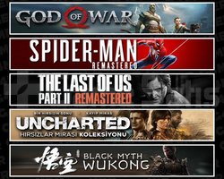 GOW +Spider 1 +TLOU2 +UNCH +Wukong